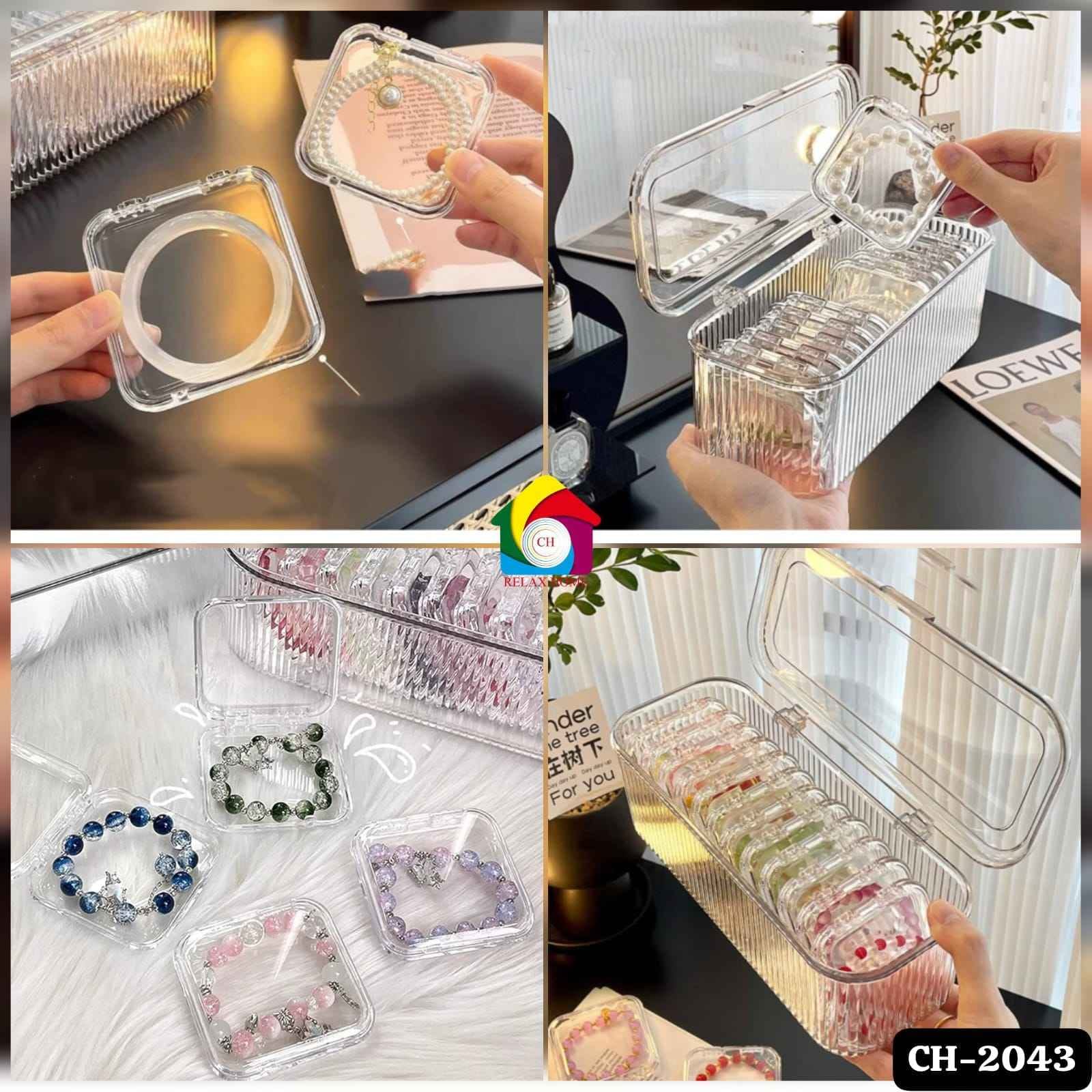 14pcs Acrylic Jewelry Organizer Box