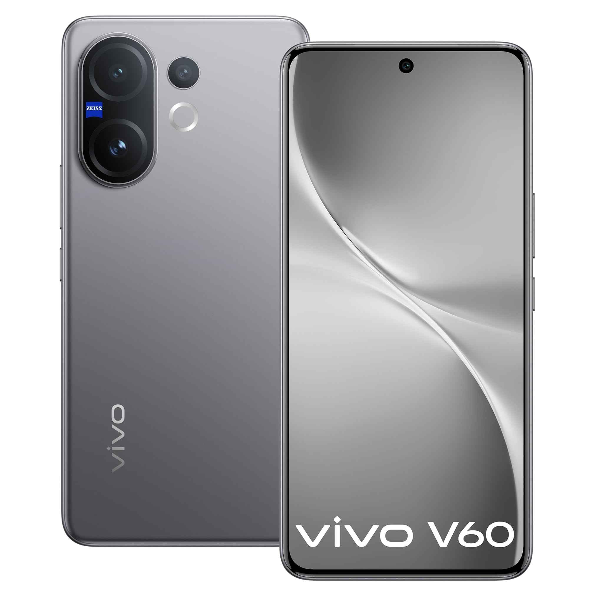 vivo V60 5G (Mist Gray, 8GB RAM, 256GB Storage)