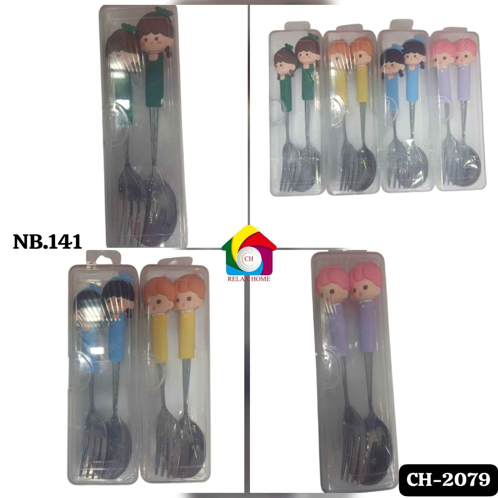141 stainless spoon&fork