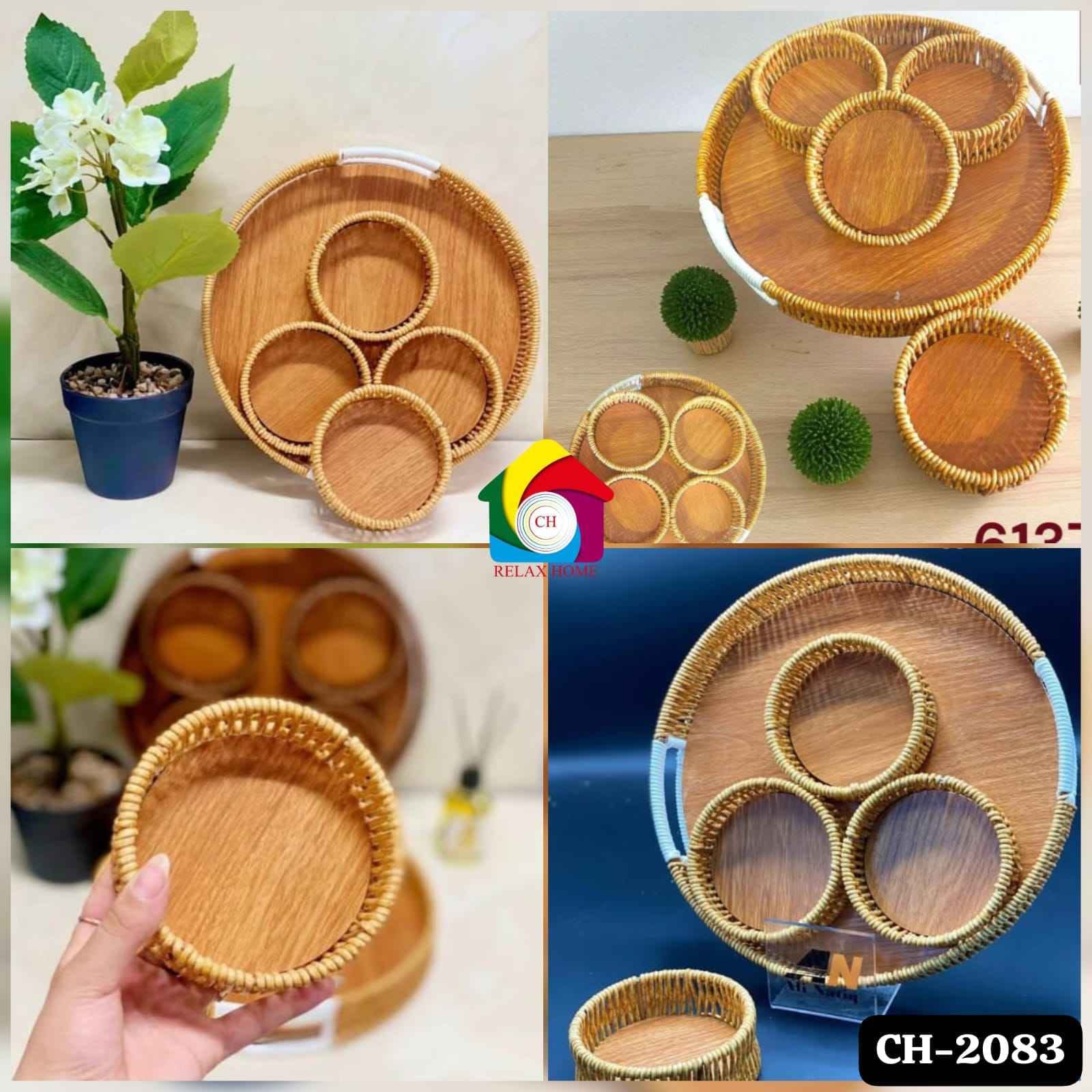 4part Round Basket