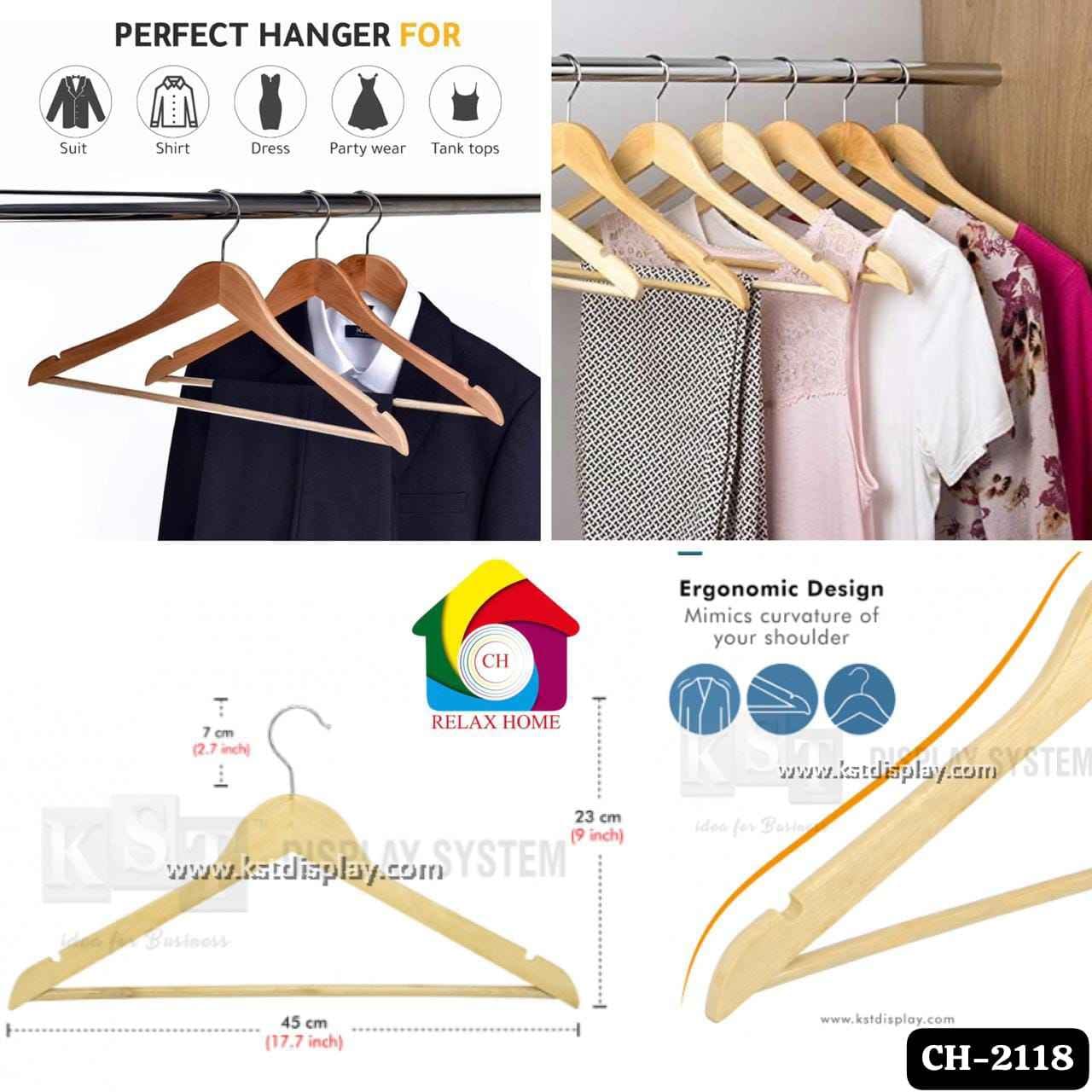 3pcs wooden Clothes Hanger