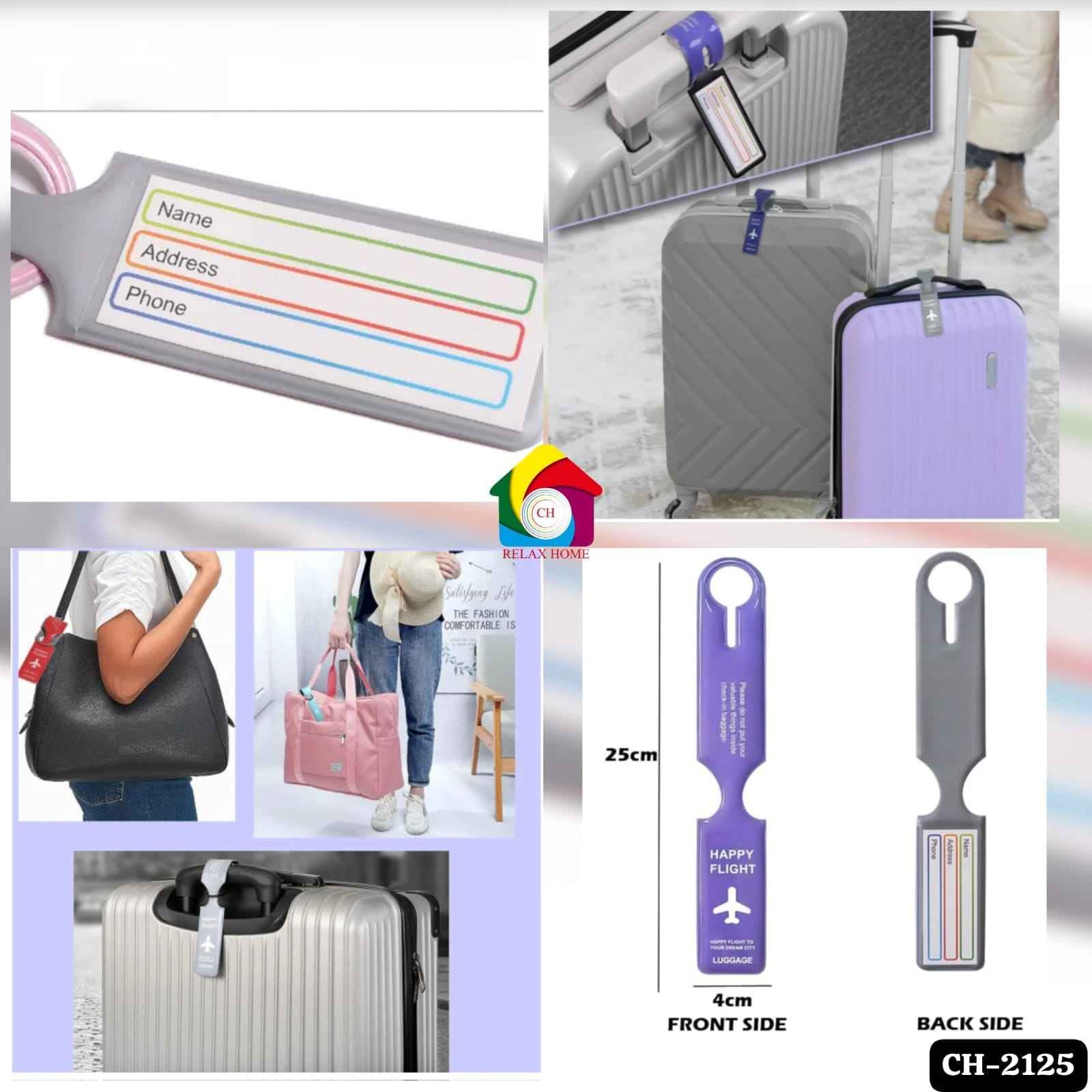 4pc luggage tag