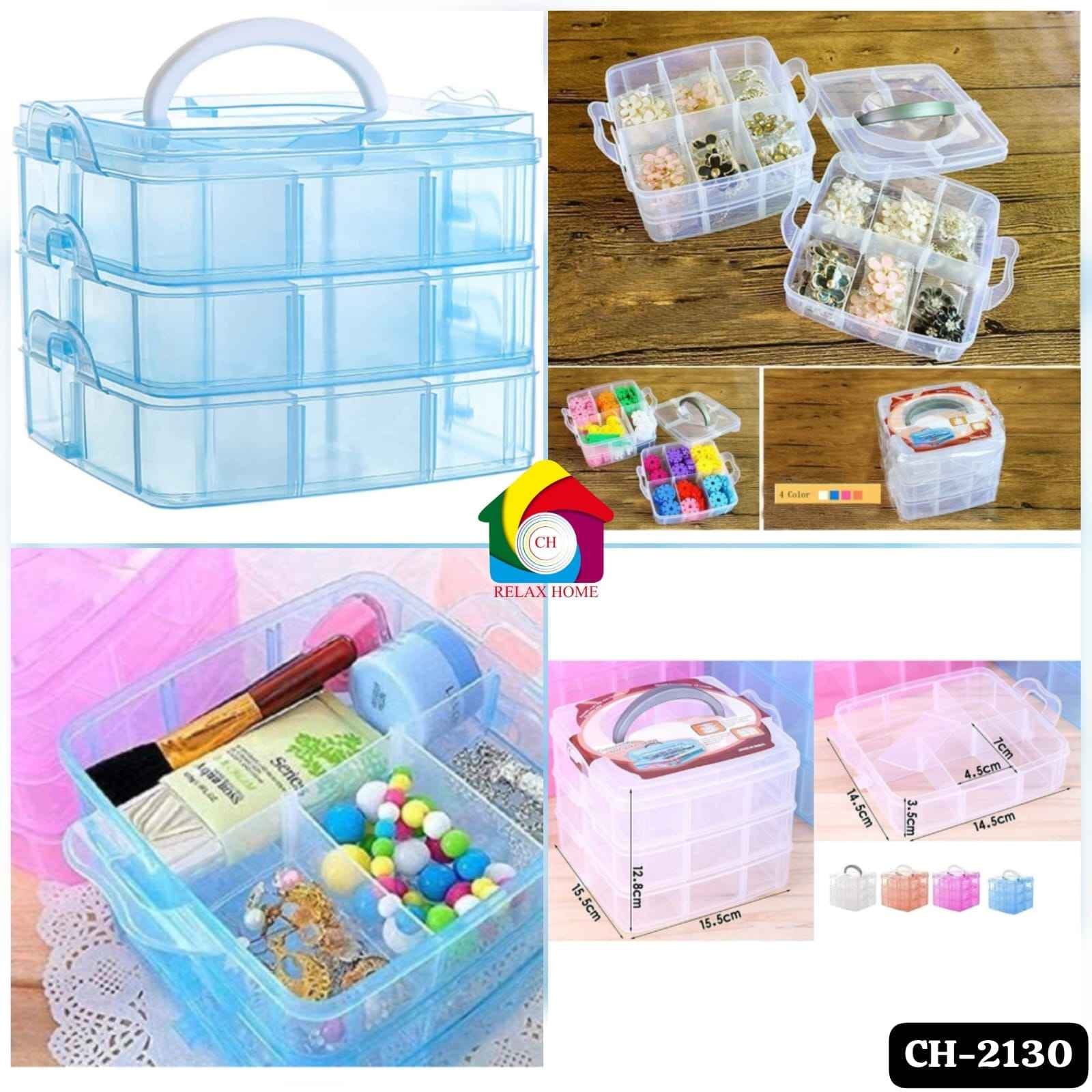 3 Layer 18 Grid Storage Box