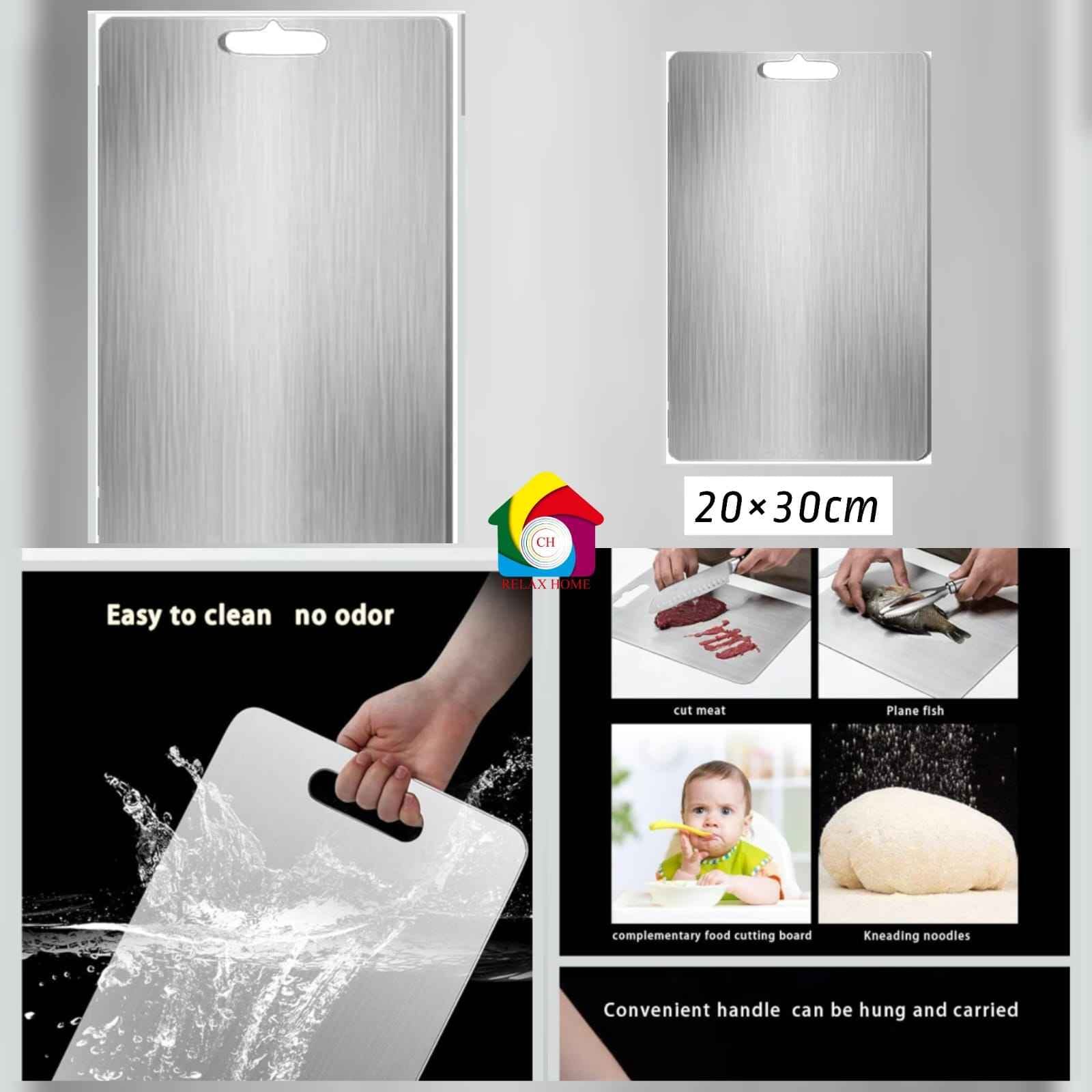 20*30cm Steel Chopping Board