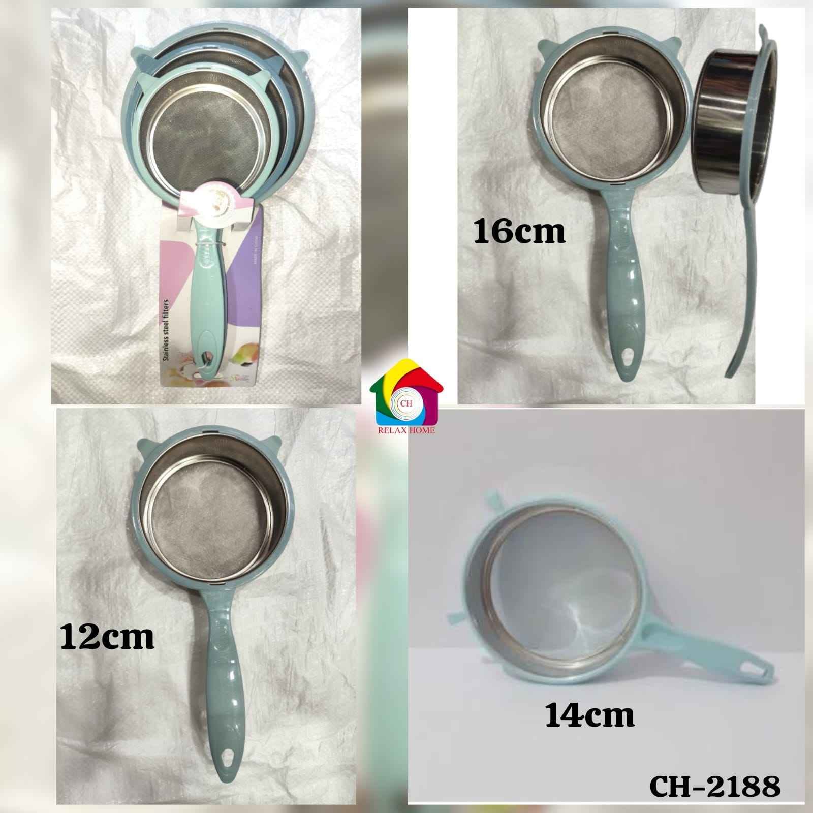 3pcs set of 12cm/14cm/16cm stainer