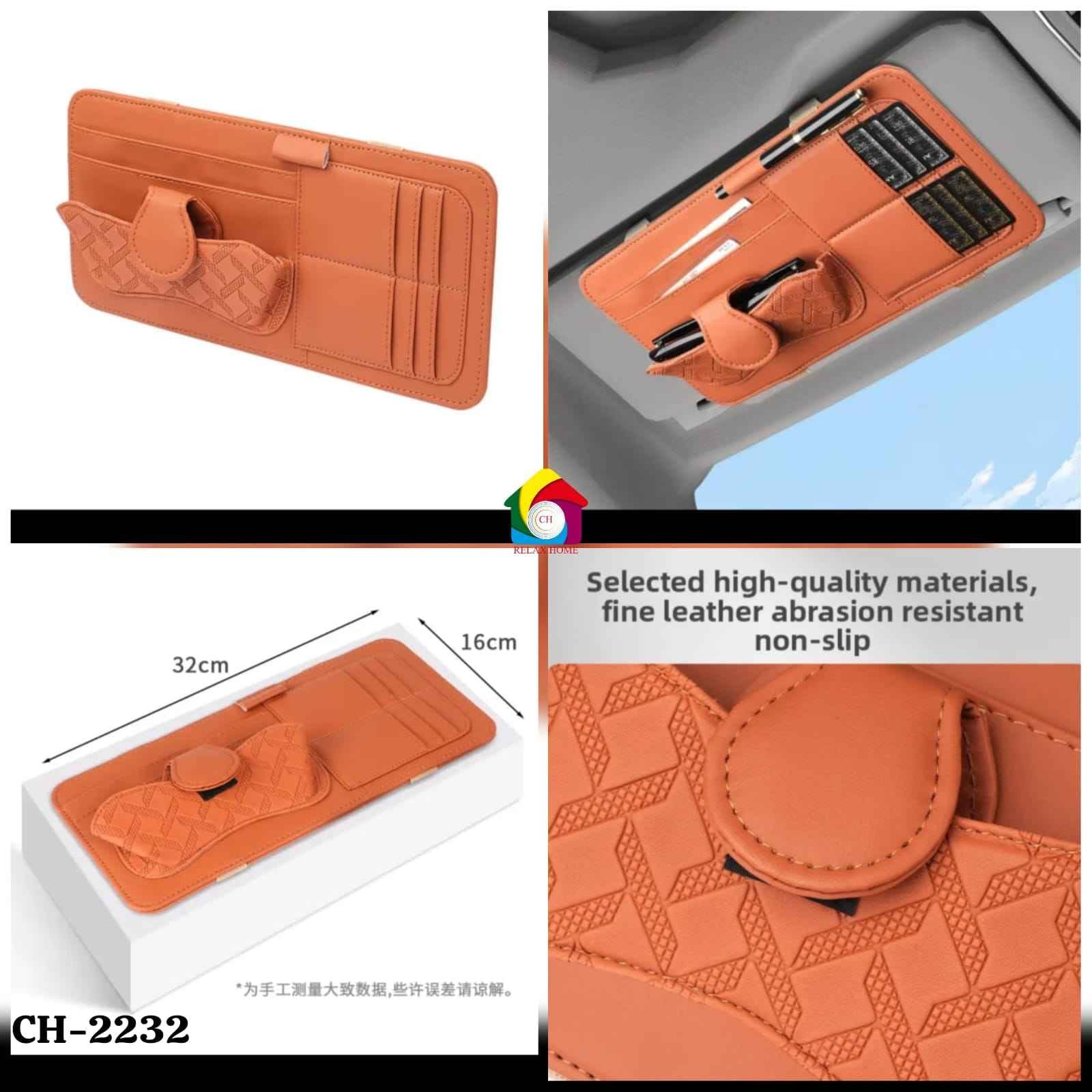 Automotive Multi-functional Sun Visor Storage