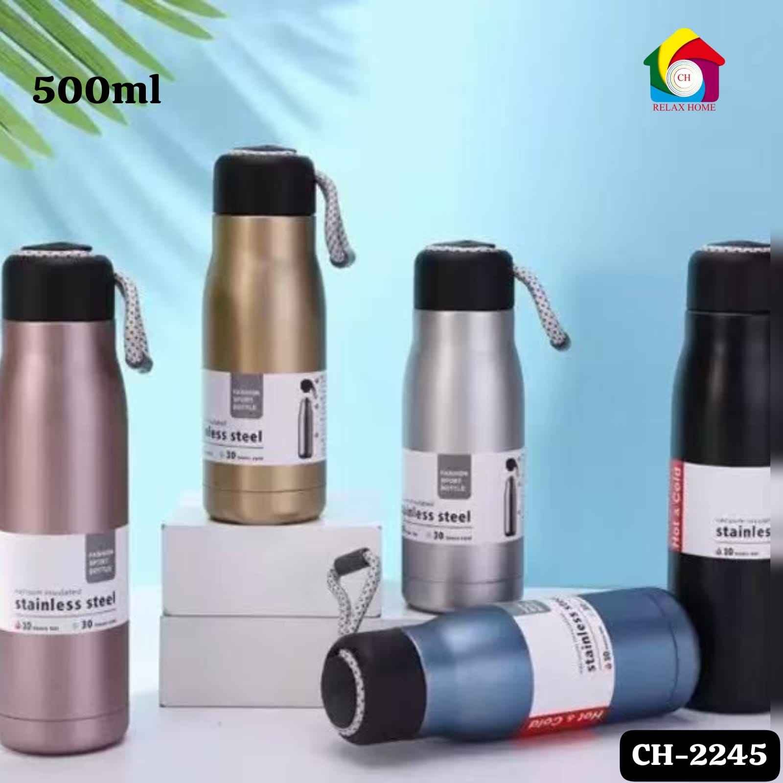 Stainless Steel Water Bottle, 500ml