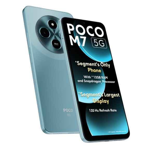 POCO M7 5G (Ocean Blue, 6 GB RAM, 128 GB Storage)