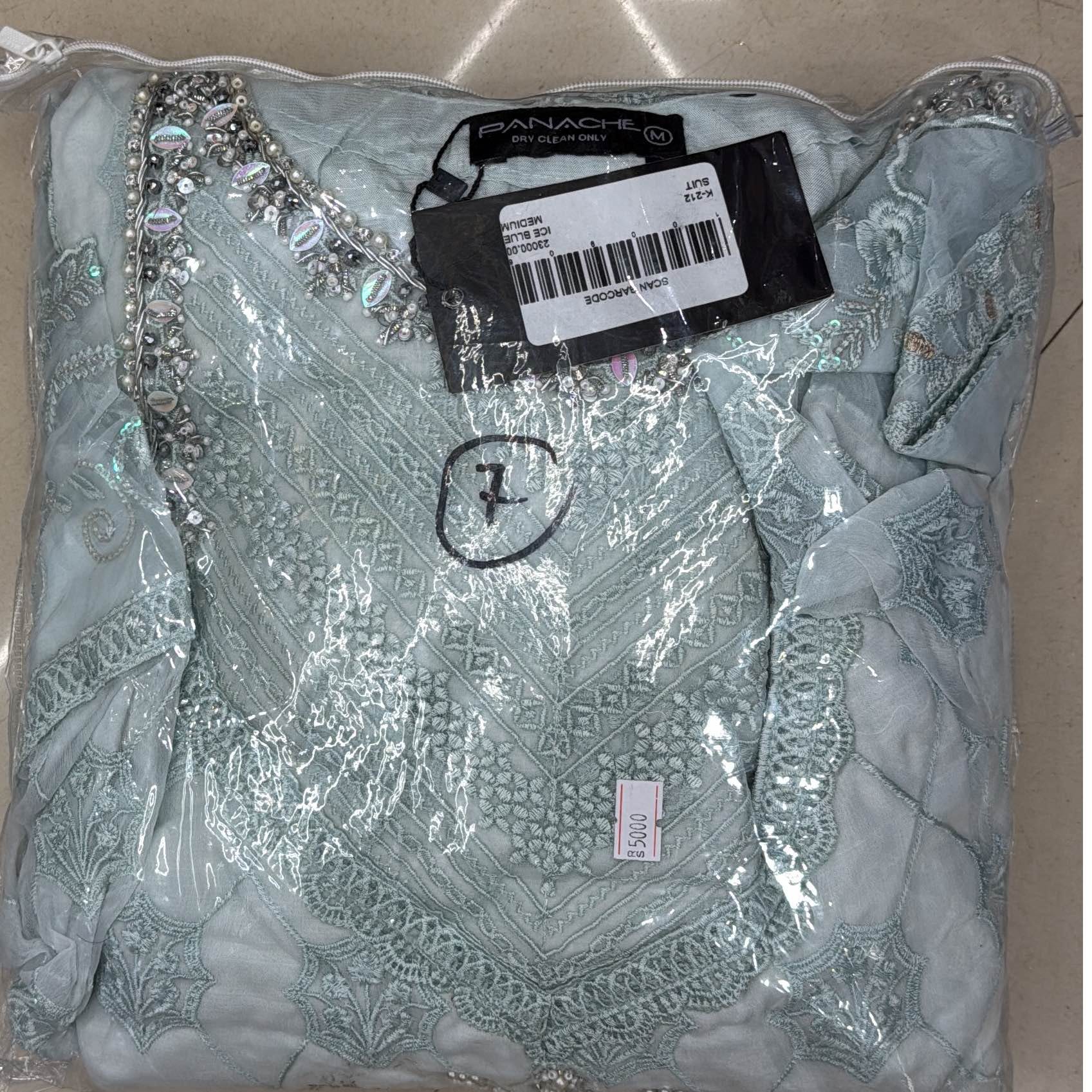 sky blue pakistan wear
