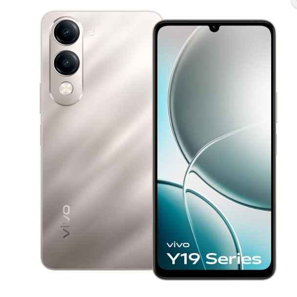 vivo Y19s 5G (Titanium Silver, 4GB RAM, 128 GB Storage)
