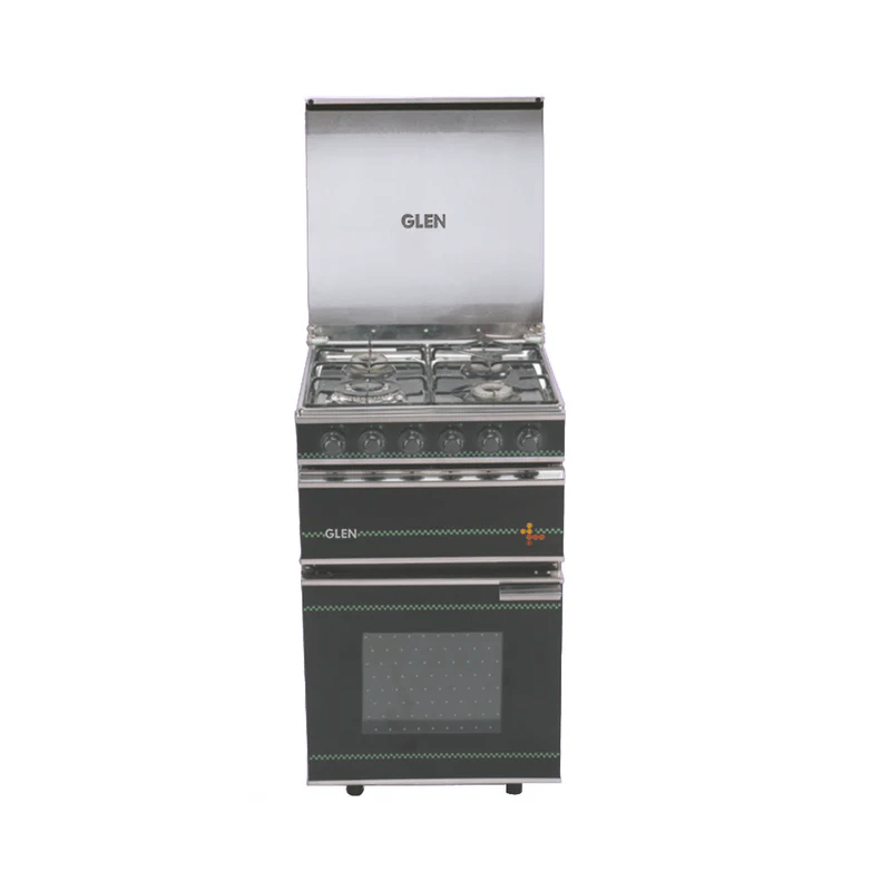 GLEN Cooking Range 2011 SS TR - Cooking Range Stainless Steel Gas Grill, Gas Oven 1 Triple Ring Burner, 3 Aluminium Alloy Burners