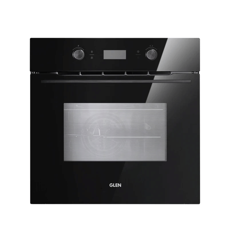 GLEN Built-In-Oven 661 Touch MR+Turbo - Built in Oven Touch Controls Motorised Rotisserie Turbo Fan 80L with Multi-function