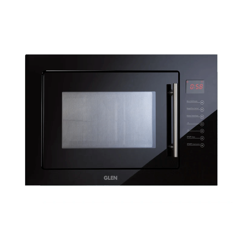 GLEN MO 675 Built-In-Microwave 25L - Built In Microwave with Grill Capacity 25Ltr - Glass Finish