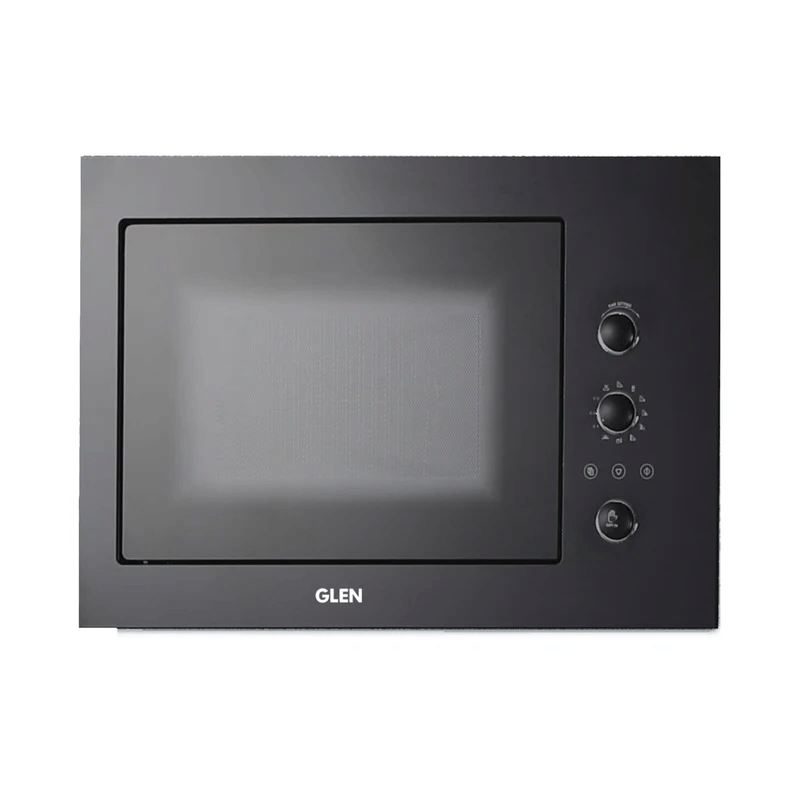 GLEN MO 676 Built In Microwave with Grill 25Ltr Glass Finish