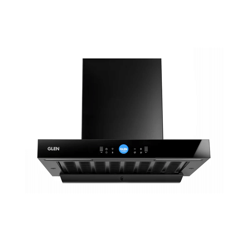 GLEN Cooker Hood 6052 LCD HSR BLDCAC 1600 - Auto Clean Chimney with LCD Display, Heat Sensors and BLDC Motor 1600 m³/h - 60/76/90cm - (CH6052LCDDCAC)