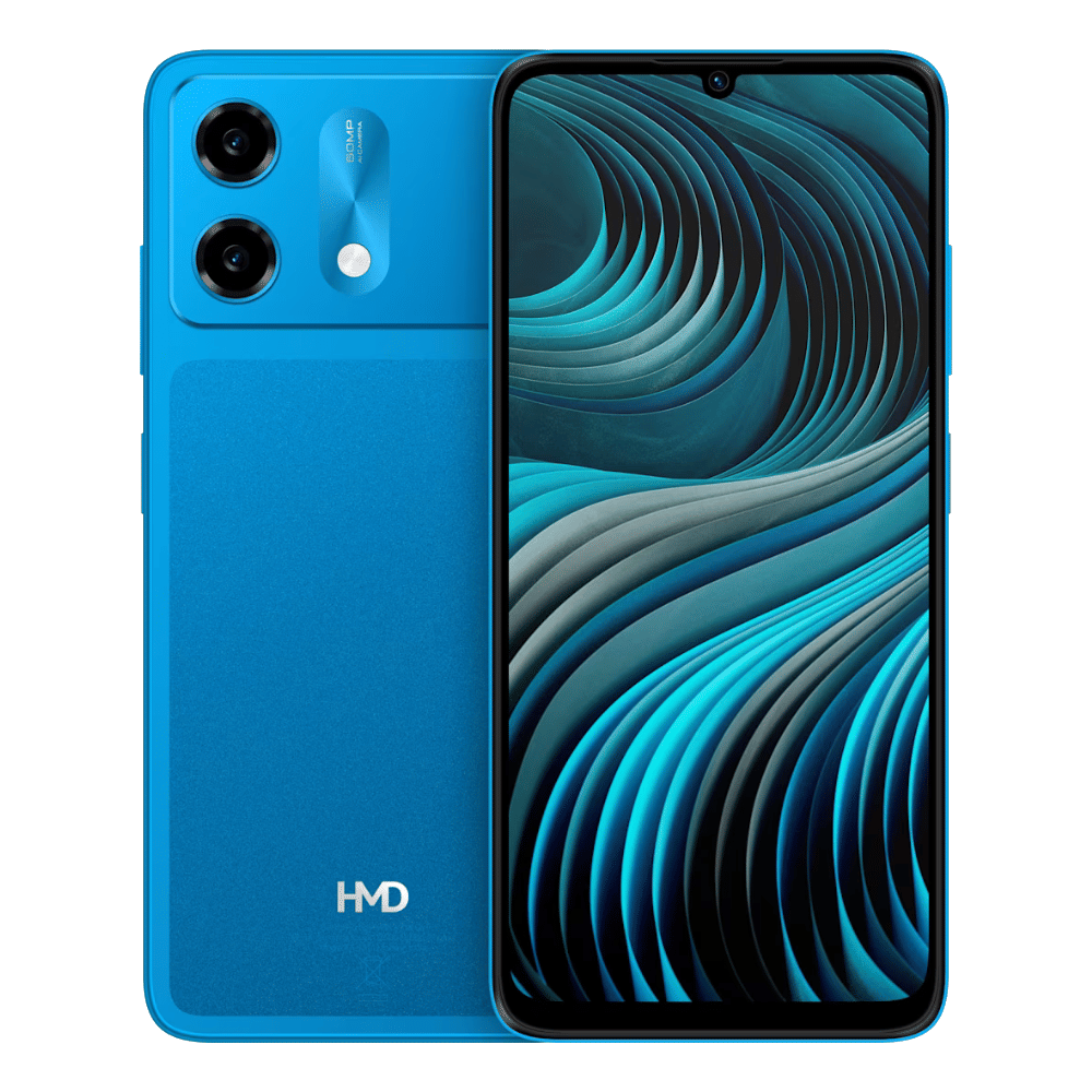 HMD Vibe2 5G (Nordic Blue, 4 GB RAM, 128 GB Storage)
