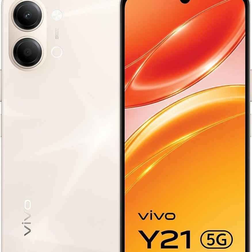 vivo Y21 5G (Champagne Gold, 6GB RAM, 128 GB Storage)