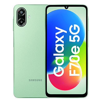 Samsung Galaxy F70e 5G  (Limelight Green, 4GB RAM, 128GB Storage)
