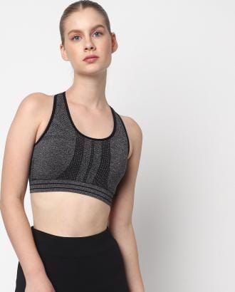 Seamless Textured Sports Bra