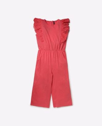Sleeveless Jumpsuit with Insert Pockets