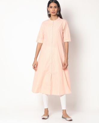Striped A-line Kurta
