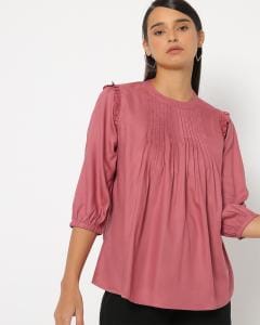 Top with Pleats