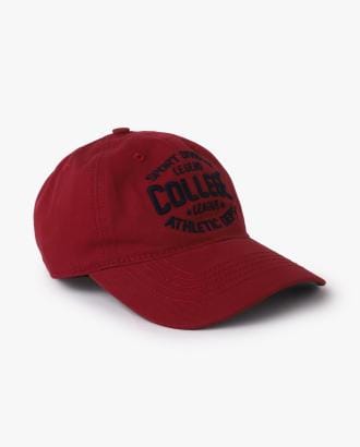 Typographic Embroidered Baseball Cap