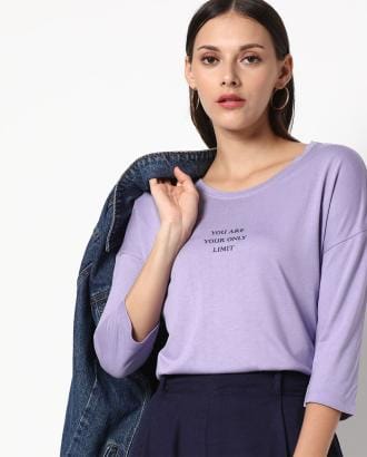 Typographic Print Top